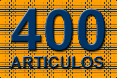 ¡¡¡400 artículos!!!